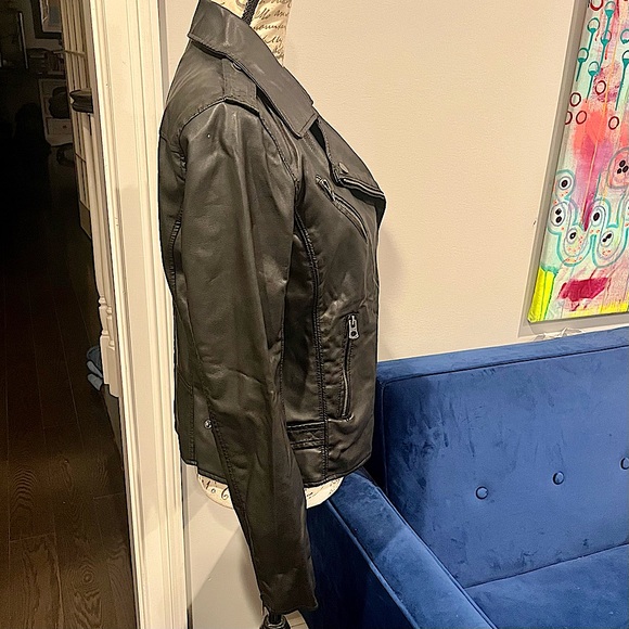 Lucky Brand Faux Leather Vegan Moto Jacket - Picture 10 of 16